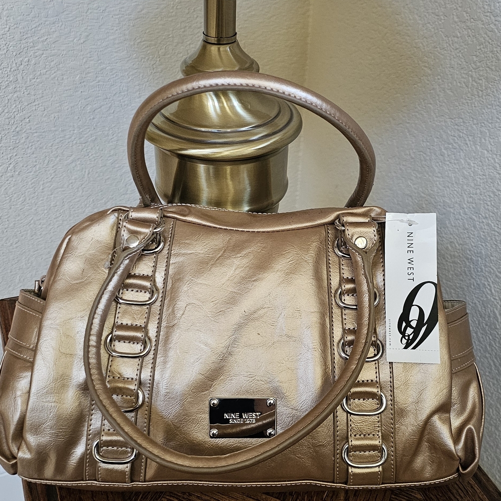 Brand New Nine West Gold Women's Bag
